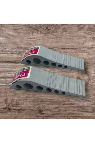 Tuna Kapı Altı Stoperi Durdurucu Tutucu Takozu Silikon Plastik Takoz GRİ 2 ADET