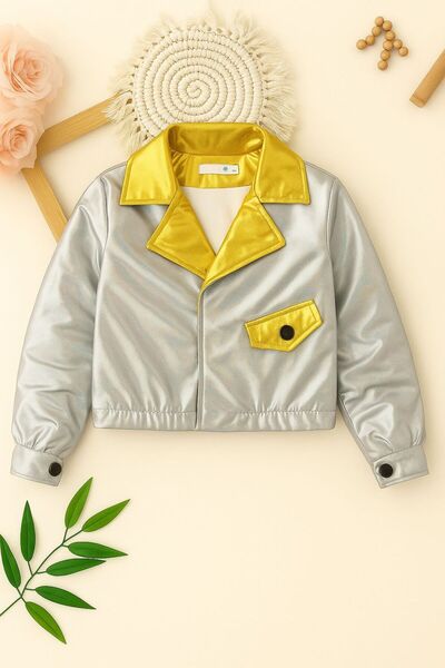 KOKOŞ BEBEK Metallic Shine Girl Shiny Jacket - Age 4/14 - 31511