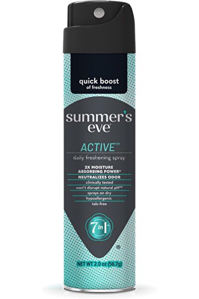 Summers Eva Summer's Eve Active Moisture Absorbing Body Spray, 59 ml