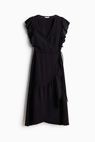 H&M Muslin wrap dress