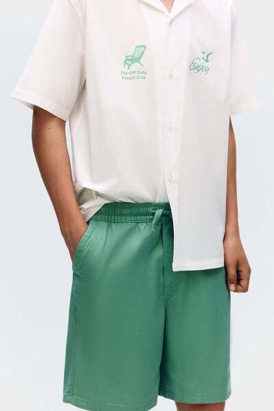 H&M Cotton twill shorts