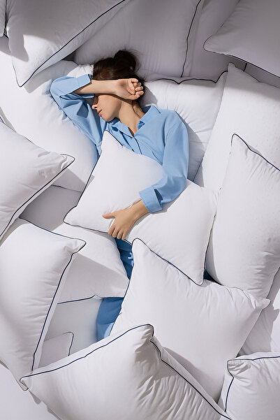 Atlas collection Bambu Yastık Lüx Tasarım Özel İç Dolgu Konforlu ve Şık Uyku ...