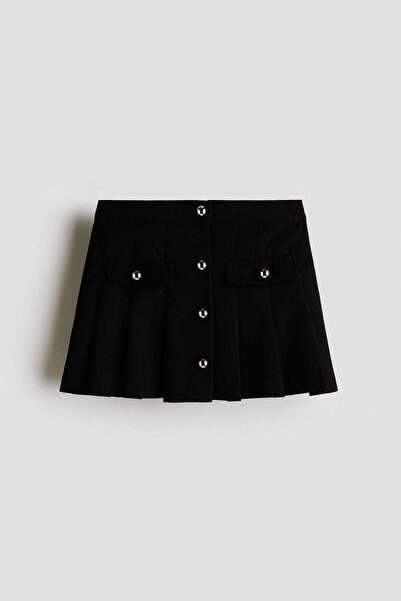 H&M Pleated flannel skirt