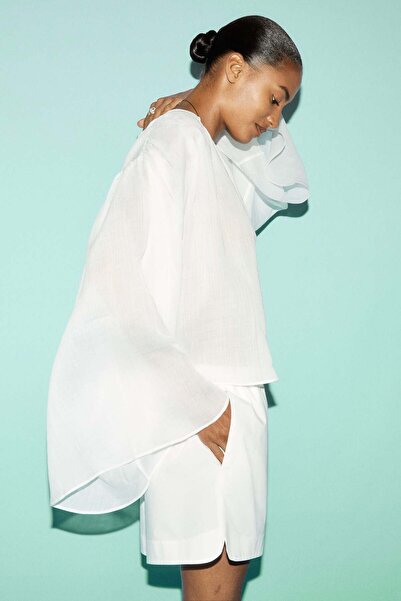 H&M Cotton drawstring shorts