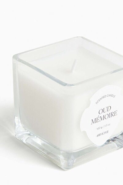 H&M شمعة معطرة صغيرة في حامل زجاجي