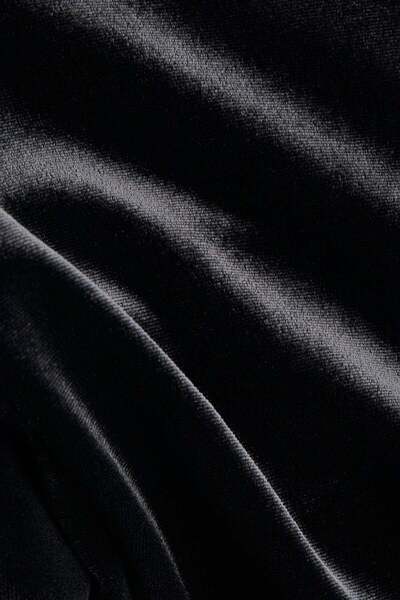 H&M Flared velour trousers