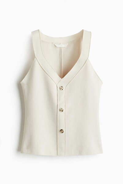 H&M Button-detail vest top