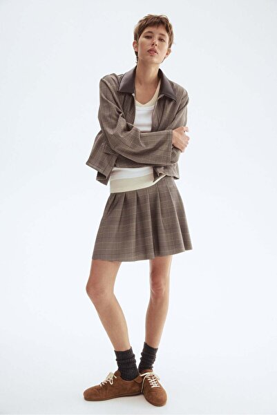 H&M سترة ذات ياقة مبطنة