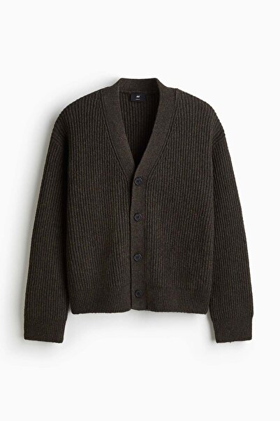 H&M Loose Fit Rib-knit cardigan