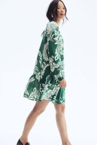 H&M Button-front tunic dress