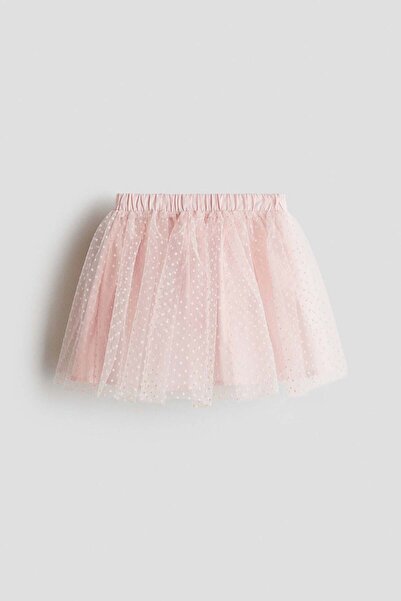 H&M Flock-print tulle skirt