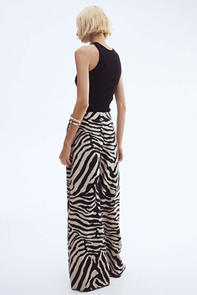 H&M Wide twill trousers