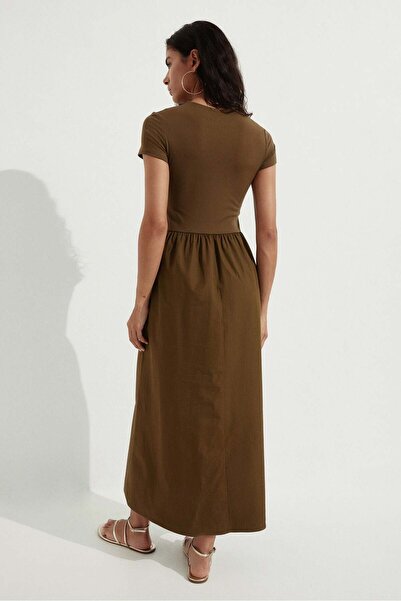 H&M Short-sleeved maxi dress
