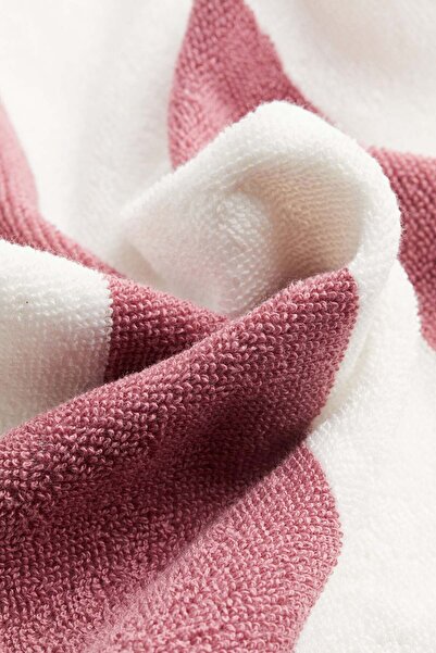 H&M Striped cotton terry guest towel