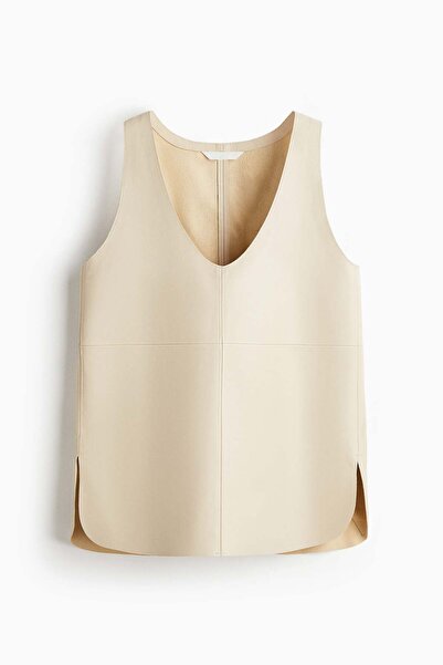 H&M Leather vest top