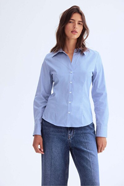 H&M Stretchy cotton shirt