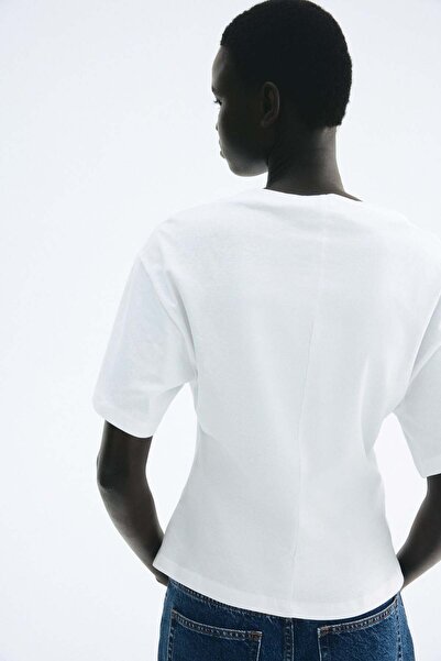 H&M Boat-neck cotton top