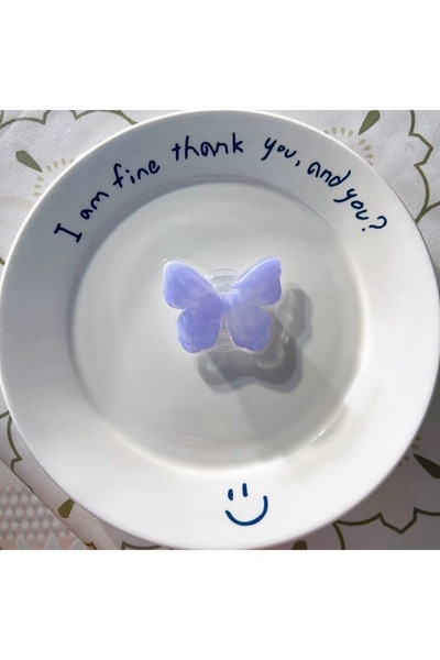 EDELFU Popsocket Yapışkanlı Kelebek Telefon Tutacağı Kelebek Şekilli Akrilik ...