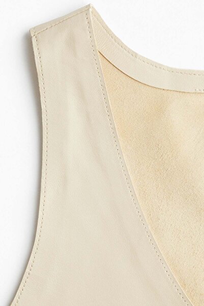 H&M Leather vest top