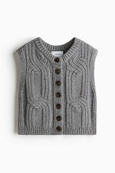 H&M Cable-knit waistcoat