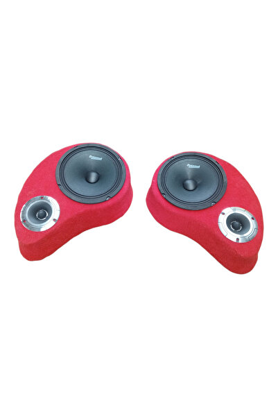 Lostgarage POLYESTERLİ BOŞ PANDİZOT 16 CM HOPARLÖR 10 CM TWEETER YUVALI KIRMI...