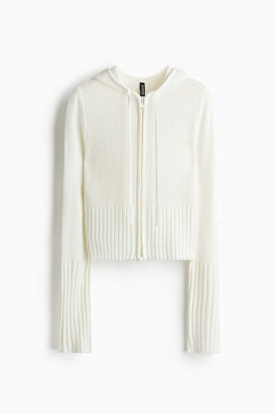 H&M Hooded zip-through cardigan