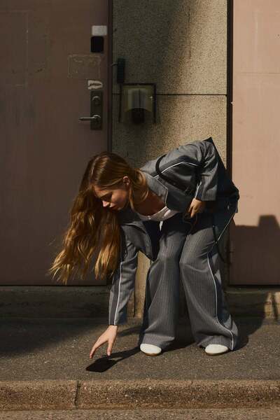 H&M Wide drawstring trousers