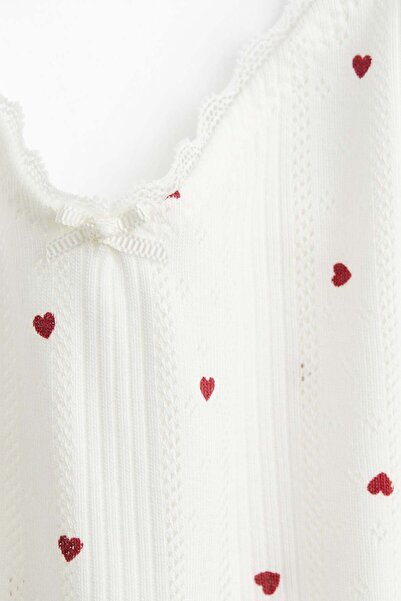 H&M Pointelle strappy top