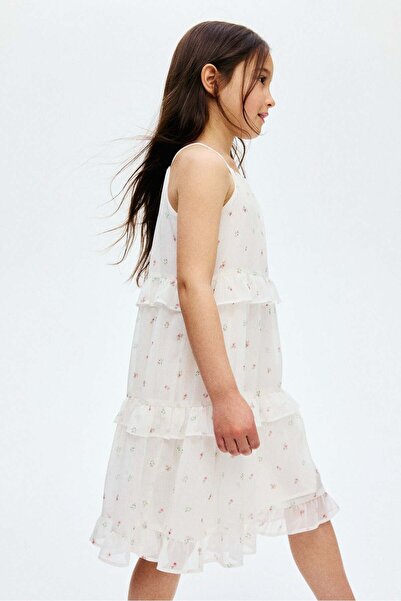 H&M Frill-trimmed strappy dress