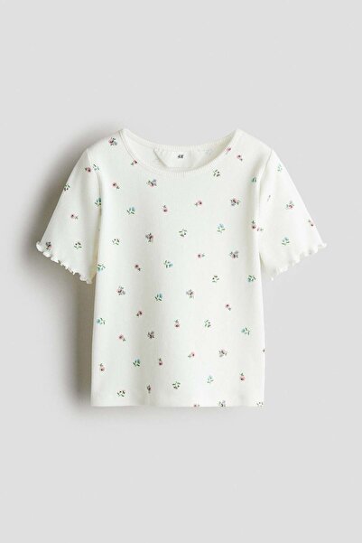 H&M Ribbed cotton top