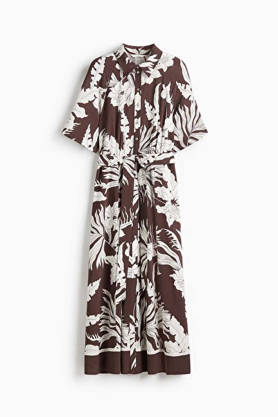 H&M Tie-belt shirt dress