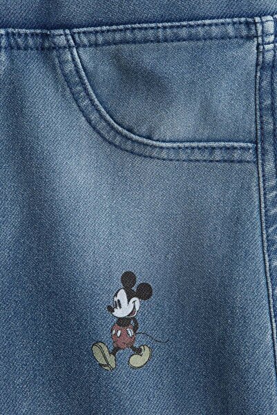 H&M Wide denim-look trousers