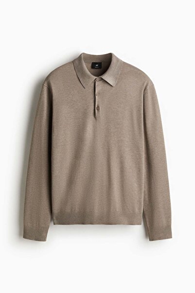H&M Regular Fit Fine-knit polo shirt