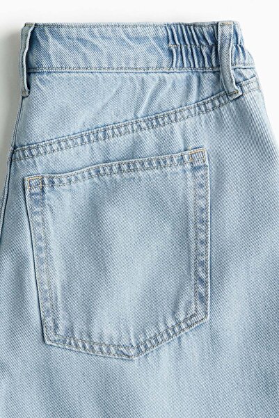 H&M بنطلون جينز واسع ومنخفض من ماما