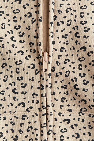 H&M هودي بسحاب كبير الحجم