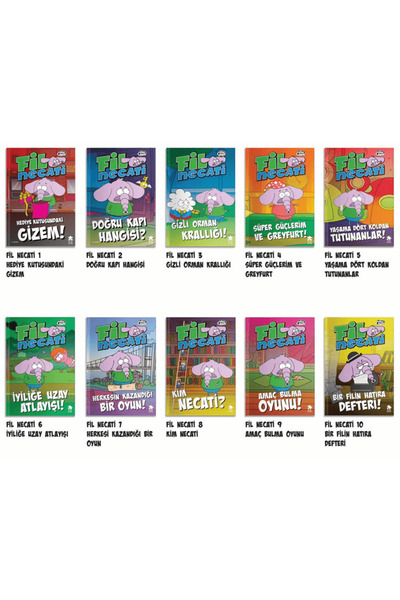 Eksik Parça Yayınları Kral Şakir Fil Necati Seti (10 Kitap) / Varol Yaşaroğlu / / 9782001454525