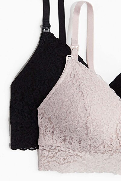 H&M MAMA 2-pack padded lace nursing bras