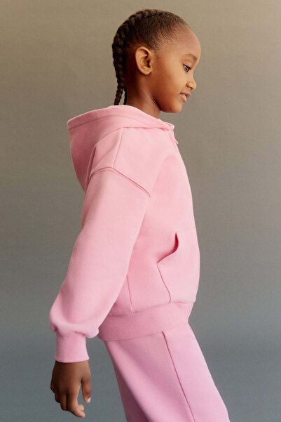 H&M هودي بسحاب كبير الحجم