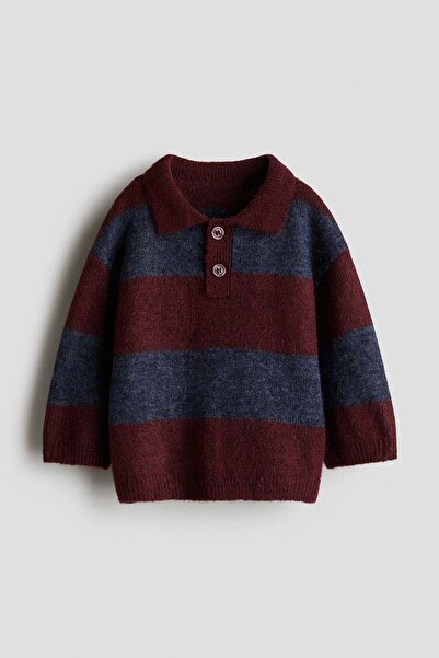 H&M Fine-knit polo jumper