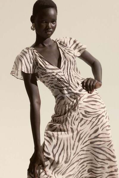 H&M الجزء العلوي المطوي