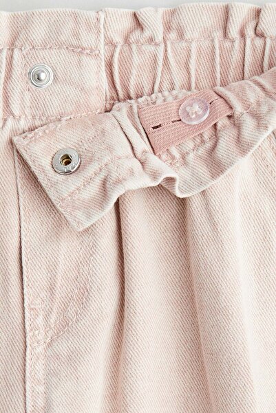 H&M Wide leg paper bag jeans