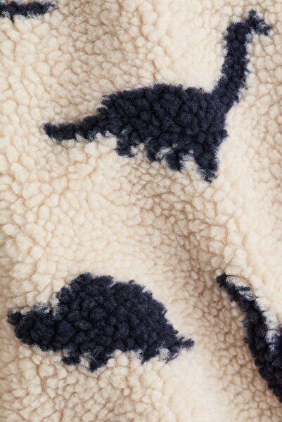 H&M سترة تيدي مطبوع