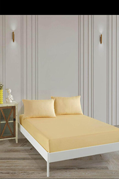 jupiter global bazaar Set de lenjerie de pat din bumbac 100% - Galben