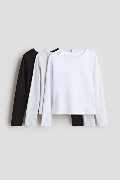 H&M 3-pack cotton tops