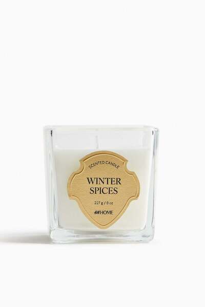 H&M Scented candle in glass holder