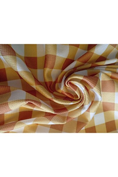 ZEMİRA HOME Tablecloth & Picnic Cloth - Raschel Fabric 120 cm X 160 cm - Square Patterned