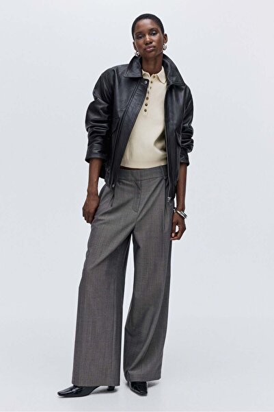 H&M سترة صوفية ذات ياقة