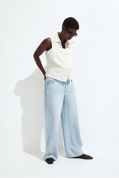 H&M MAMA Wide Low Jeans