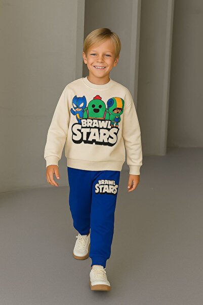 KOKOŞ BEBEK Brawl Stars Boys' Tracksuit Set - Age 3/10 - 31515