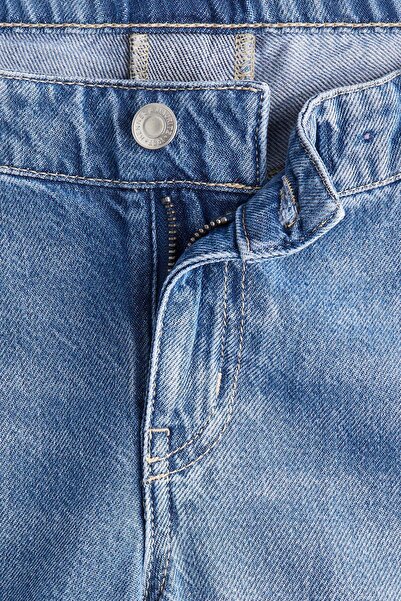 H&M بنطلون جينز واسع ومنخفض من ماما